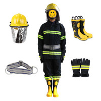 宏兴02款消防服套装阻燃服消防员战斗服M号 靴子40码火灾抢险救援服微型消防站消防器材