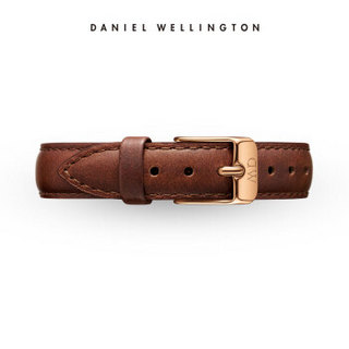 Daniel Wellington DanielWellington）DW表带12mm皮带玫瑰金针扣女款DW00200184（适用于28mm表盘系列）