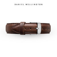 Daniel Wellington DanielWellington）DW表带17mm皮带银色针扣女款DW00200098（适用于34mm表盘系列）