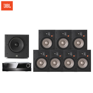 JBL Studio2 6iw +哈曼卡顿171S 7.1 音响 音箱 家庭影院 吸顶音响 客厅音响 方形