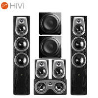 惠威（HiVi）D50HT+Sub10G 音响 音箱 家庭影院组合5.2声道 高保真HIFI客厅KTV音箱 需搭配功放 全国免费安装