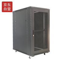 磊科L2.6022网络机柜22U服务器机柜 交换机机柜 UPS机柜 加厚钢材 功放机柜 机房机柜 前网门后网门