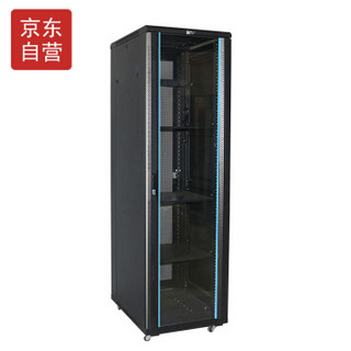 磊科L4.6642网络机柜 服务器42U 2米交换机 UPS机柜 加厚钢材  600深 前玻璃后网门