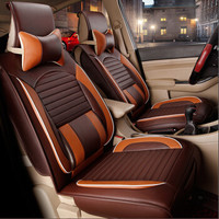 紫风铃 汽车坐垫七座汽车座垫五菱宏光荣光s宝骏730汽车座套7座8座商务车专用长安欧诺四季全包皮革 魅力咖