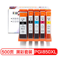彩格 PGI-850XL大容量墨盒五色套装 *7件