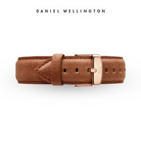 丹尼尔惠灵顿（DanielWellington）DW原装表带19mm皮带金色针扣男款DW00200131（适用于38mm表盘系列）