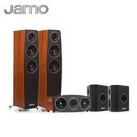 尊宝（JAMO）C95+C9CNE+C9SUR音响 音箱 5.0声道木质无源家庭影院 （暗苹果色）