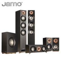 尊宝（JAMO）S 809 HCS 音响 音箱 5.1声道木质无源家庭影院套装 （黑色）