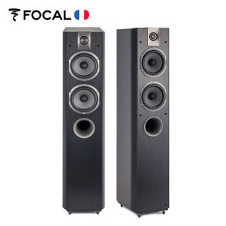 FOCAL CHORUS 615 音响 音箱 家庭影院 HIFI 2.0 落地式音箱 木质 来自法国 （黑色）