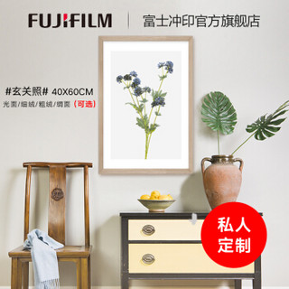 富士（FUJIFILM）客厅玄关室内装饰画 传图手工定制 40*60cm高分子环保相框 260g高光纸张