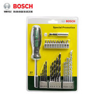 博世（BOSCH）电动工具附件27支钻头批头螺丝刀绿色混合套装2 607 017 201现货