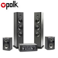 普乐之声（Polk）T系列5.0声道家庭影院音响套装 黑色