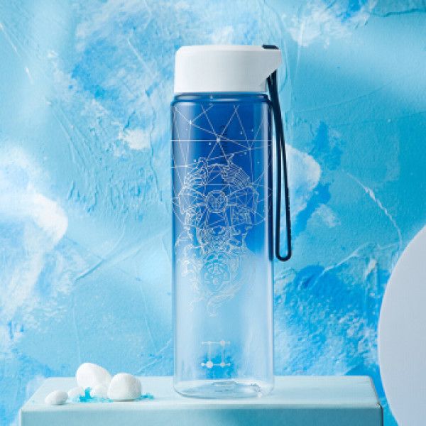 运动水杯tritan材质便携冷水壶创意潮流时尚茶杯12星座随手杯 水瓶座