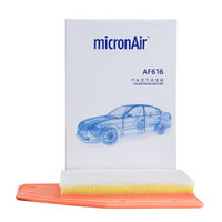MICRONAIR 科德宝 空气滤清器空气滤芯空气格AF616适用于(16款全新君越1.5T16款迈锐宝XL 1.5T2.5L)