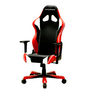 迪锐克斯 （DXRACER） V07 电脑椅子 可转办公椅 人体工学椅 电竞椅 黑白红 游戏椅子