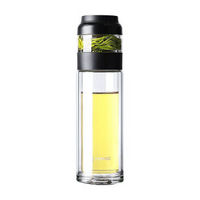 TOMIC 特美刻 TG82001 双层玻璃杯280ML 绅士黑