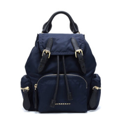 BURBERRY 博柏利 The Rucksack系列 40759731 混纺小号斜背式军旅背包 