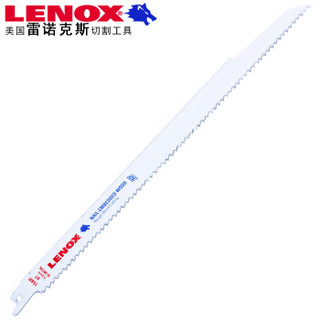 雷诺克斯（LENOX）进口双金属往复锯片156R木料切割锯条12英寸300mm 6齿