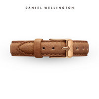 Daniel Wellington DanielWellington）DW原装表带12mm皮带金色针扣女款DW00200181（适用于28mm表盘系列）