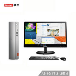 Lenovo 联想 天逸310S 台式电脑整机（AMD A6、4G、1T、21.5英寸、Win10）