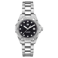 泰格豪雅(TAG Heuer)瑞士手表 竞潜系列女士机械腕表WBD2312.BA0740