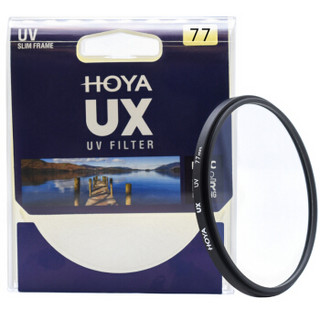 保谷（HOYA）uv镜 滤镜  77mm UX UV 专业多层镀膜超薄滤色镜