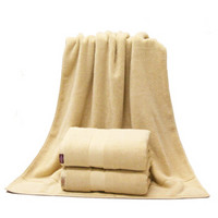 艾米乐（amarelle）五星级酒店浴巾 纯棉吸水微棉成人超大浴巾 AIR128 驼色 80