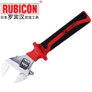 罗宾汉（RUBICON）进口绝缘耐高压电1000V活动扳手RS7-008电工活动扳手8寸210mm 大开口24mm