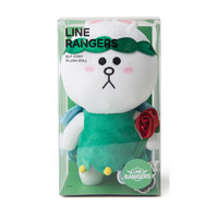 LINE FRIENDS 可妮兔RANGERS毛绒公仔 25cm 动漫人偶玩具可爱公仔娃娃