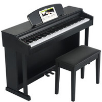 电钢琴88键重锤专立式电子钢琴H7X35周年升级版黑色