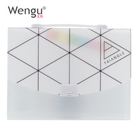 Wengu 文谷 ​E2005C A手提风琴包文件夹 13格