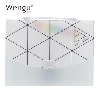 Wengu 文谷 ​E2005C A手提风琴包文件夹 13格