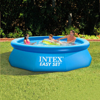 INTEX 28130家庭充气儿童成年人游泳池 大型加厚加高别墅游泳水池366*76cm