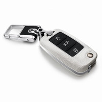 赛邦（SAIBON）大众钥匙包途观 途锐 宝来 朗逸 速腾 捷达 朗行 POLO 桑塔纳 真皮钥匙套汽车用品