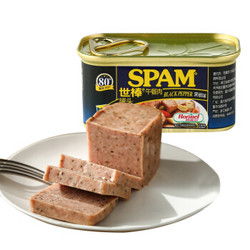 SPAM 世棒 午餐肉罐头 黑椒口味198g *2件