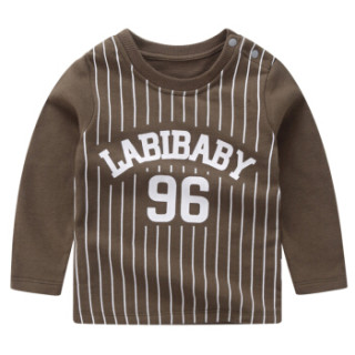 商品拉比儿童t恤衬衫卫衣男女童宝宝外套上衣长袖春秋趣味拉比条纹肩