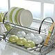 雅高 碗架 厨房置物架  沥水架 多功能碗碟架 厨房收纳架 S型双层 加厚大号 YG-C005 *3件