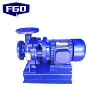 FGO ISW卧式管道离心泵高楼增压泵锅炉循环泵消防泵工业泵380V 50-125(I)/25m3/h扬程20米3kw