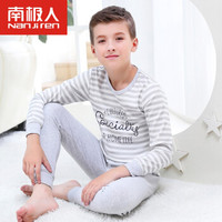 南极人 Nanjiren 儿童内衣套装 纯棉男童秋衣秋裤中大童青少年内衣 星球探索 140