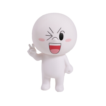 linefriends馒头人人物公仔15cm动漫周边公仔桌面摆件