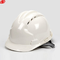 谋福 9180 高强度ABS透气 安全帽工程帽 防砸抗冲击建筑防砸安全帽 (三筋透气ABS安全帽 白色)