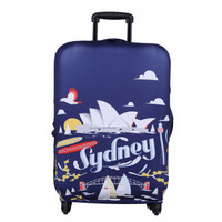 LOQI行李箱保护套 防水防雨防尘耐磨 时尚旅行拉杆箱保护套 艺术系列 悉尼 S码 适用于19-22英寸行李箱