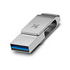 金胜（kingshare）32GB 手机U盘 银色UC01Type-C/USB3.0 双接口OTG手机U盘