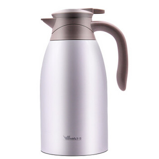 华亚（WAYA） 真空保温壶 家用暖瓶暖水壶HK10-2000不锈钢内胆大容量咖啡壶保温瓶 2L 白色