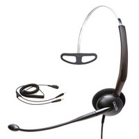 科特尔(CALLTEL)话务耳机/话务耳麦/话务员耳机/客服耳麦呼叫中心耳机(水晶头反序线 适用SIP话机)T500NC单耳