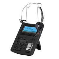 科特尔(CALLTEL) IP电话机 话务耳机 话务耳麦商务话务耳麦单耳(适用于话务员/客服/呼叫中心)CT23+T400套装