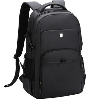 爱华仕（OIWAS）双肩包休闲商务笔记本电脑包15英寸双肩背包男女书包 OCB4624L黑色