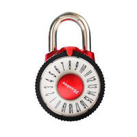 玛斯特（Master Lock）密码锁挂锁健身房柜门锁宿舍门锁文件柜锁1588D红色
