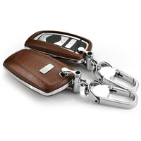 赛邦(SAIBON)宝马钥匙包宝马新5系钥匙扣 525li3系320liX3X4真皮车钥匙套保护壳