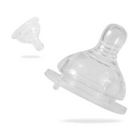 科斯贝尔 comisbell 宽口径3D奶嘴仿母乳实感 0-6个月（M 号）中圆孔盒装